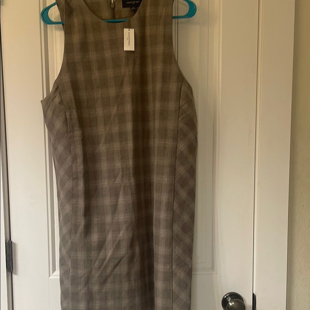 Plaid Sleeveless Dress